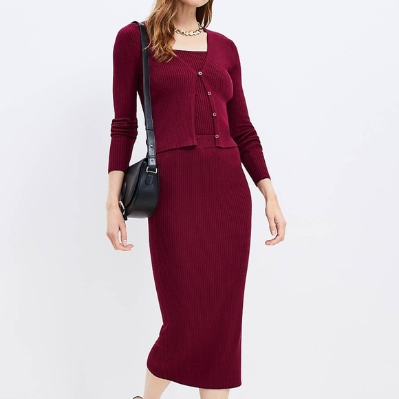 Loft Ribbed Skirt - Picture 3 of 8